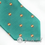 CORBATAS VERDE POLIESTER CON BANDERAS - Imagen 2