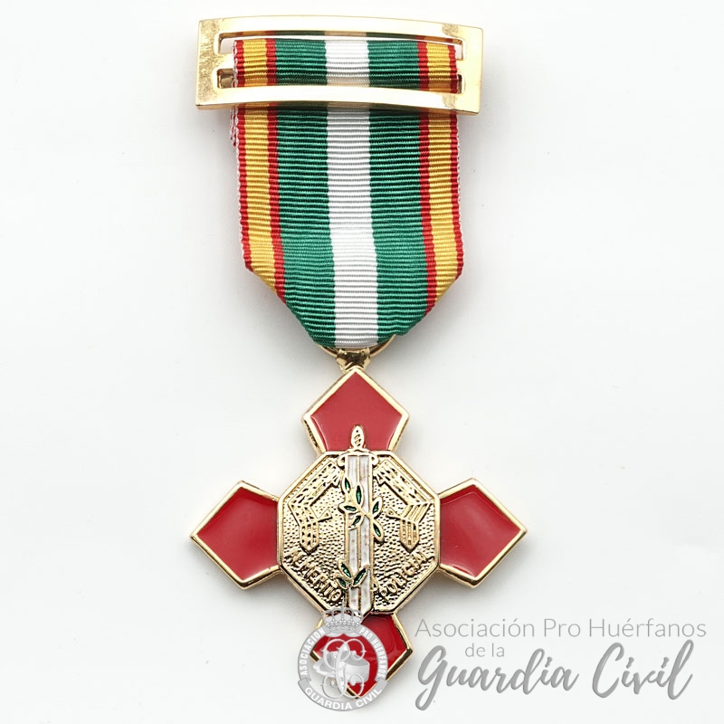 DSC01121 MEDALLA MÉRITO POLICIAL DISTINTIVO ROJO PENSIONADA - Imagen 1