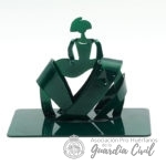 MENINA DE 9CM CON BASE METALICA