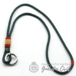 PORTA LLAVES / LANYARD VERDE BOTELLA BANDERA ROJO Y AMARILLO