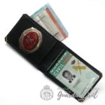 CARTERA PORTA-PLACA  G.C. OCTOGONO  CON BILLETERO