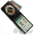 CARTERA PORTA-PLACA G.C.OVALADA CON BILLETERO