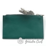 CARTERA CON MONEDERO, BILLETERA Y TARJETERO . MEDIDAS 14X8 CMS COLOR VERDE ALPINO