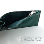 CARTERA CON MONEDERO, BILLETERA Y TARJETERO . MEDIDAS 14X8 CMS COLOR VERDE ALPINO - Imagen 4