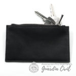 CARTERA CON MONEDERO, BILLETERA Y TARJETERO . MEDIDAS 14X8 CMS COLOR   NEGRO