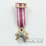 MEDALLA MINIATURA  PLACA  SAN HERMENEGILDO