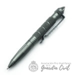 BOLÍGRAFO TÁCTICO CON PUNTA ROMPEVIDRIO  GRIS , 14 CM - Imagen 2