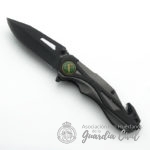 NAVAJA MANGO ALUMINIO, FUNDA DE NYLON. NEGRA PERSONALIZABLE GC. HOJA DE 8,3 CM. - Imagen 2