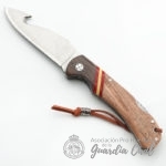 NAVAJA ACERO INOX .  , HOJA DE 8,5  CM BAND. ESPAÑA. - Imagen 2