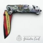 NAVAJA IMPRESIÓN  FOTOGRÁFICA 3D GUARDIA CIVIL. HOJA DE 8,2 CM.