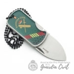 NAVAJA  CLIP- COLGANTE,  GUARDIA CIVIL , HOJA DE 4 CM.