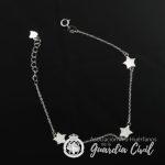 PULSERA 3 ESTRELLAS LISAS EN LINEA PU4639 - Imagen 2