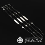 PULSERA ESCLAVA INFANTIL  DORADO-PLATEADO CON GRABACION NOMBRE - Imagen 6