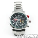 RELOJ AVIADOR     H/L y  B/E PULSERA CROMADA - Imagen 3