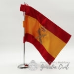 MASTIL CROMADO PLATEADO PARA BANDERA DE SOBREMESA - Imagen 2