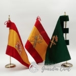 MASTIL DORADO PARA BANDERA DE SOBREMESA - Imagen 2