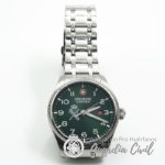 RELOJ   THUNDERBOLT ESFERA VERDE Y CORREA DE METAL - Imagen 3
