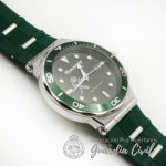 RELOJ SPORT VERDE LOGO GUARDIA CIVIL. CORREA DE CAUCHO - Imagen 3