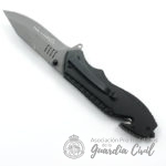 NAVAJA  TÁCTICA ALBAINOX  NEGRA PERSONALIZADA  GUARDIA CIVIL - Imagen 3