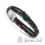 PULSERA TRENZA DÚO CN AZUL M Y - Imagen 2