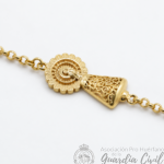 PULSERA VIRGEN DEL PILAR DORADA - Imagen 2