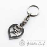 LLAVEROS GUARDIA CIVIL CORAZÓN NIQUEL