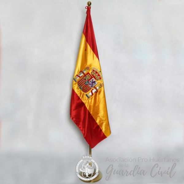 MASTIL BANDERA DESPACHO METAL DORADO C BASE