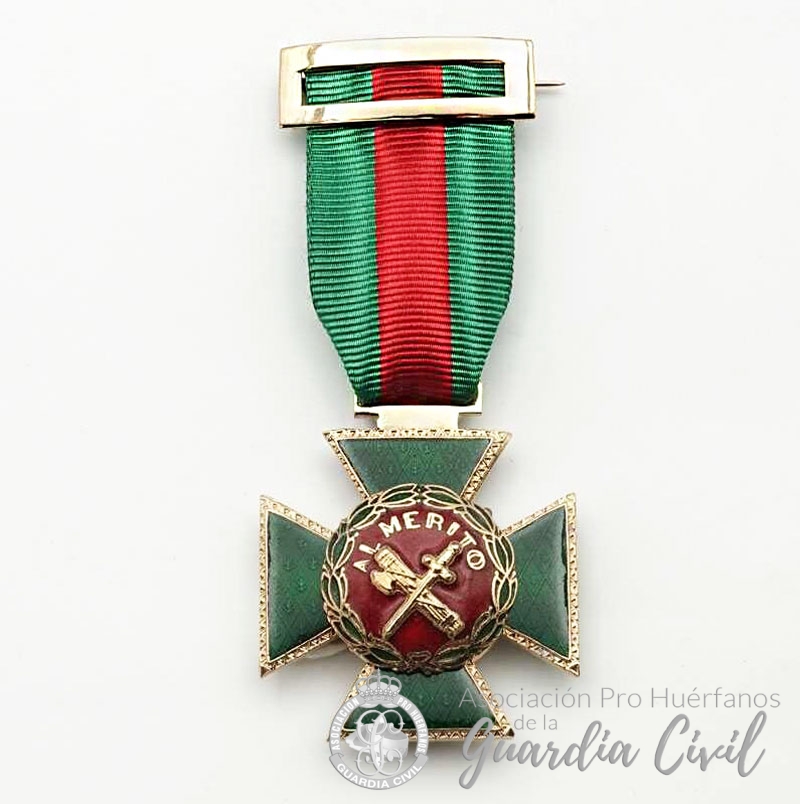 MMGCR MEDALLA MÉRITO GUARDIA CIVIL DISTINTIVO ROJO - Imagen 1