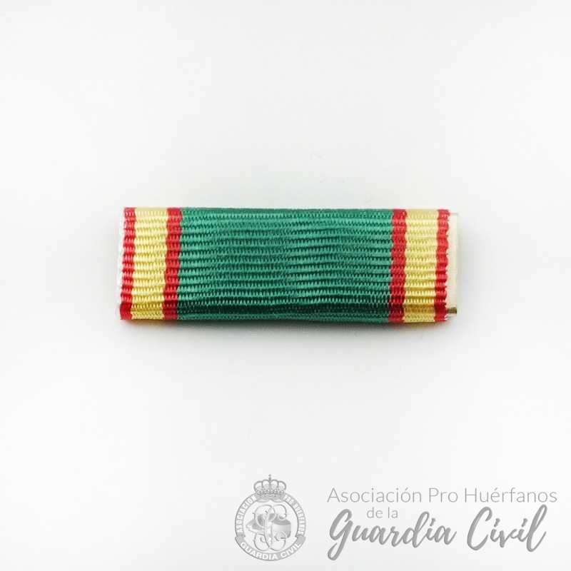 O7PM17 PESTAÑA SOLA AUTOMONTAJE MEDALLA MÉRITO POLICIAL DISTINTIVO BLANCO - Imagen 1