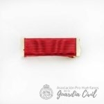 PESTAÑA PASADOR MEDALLA PROTECCION CIVIL DISTINTIVO ROJO