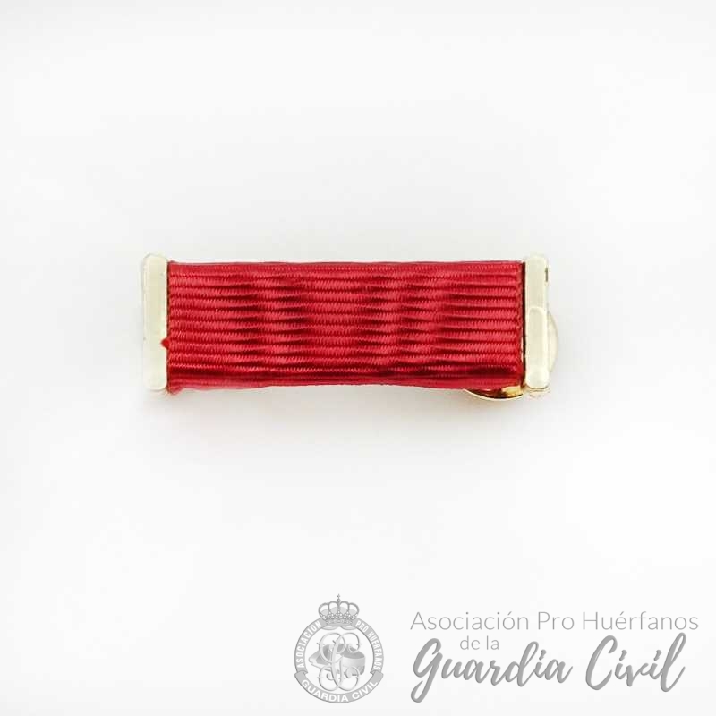 O7PM6 PESTAÑA PASADOR MEDALLA PROTECCION CIVIL DISTINTIVO ROJO - Imagen 1