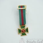 MEDALLA  MINIATURA GUARDIA CIVIL DISTINTIVO ROJO