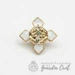 PIN MEDALLA MÉRITO POLICIAL DISTINTIVO BLANCO