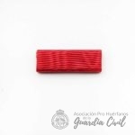 PESTAÑA SOLA AUTOMONTAJE  MEDALLA  PROTECCION CIVIL  DISTINTIVO ROJO.