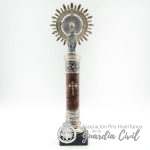 VIRGEN  P47 CMS Y PIE DE ALABASTRO OSCURO