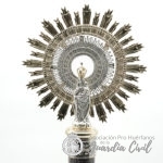 VIRGEN  P63 CMS Y PIE DE ALABASTRO OSCURO - Imagen 3