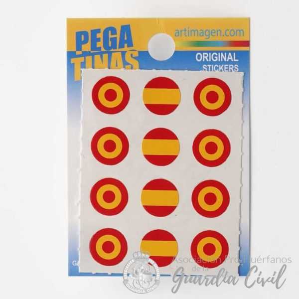 PEGATINA VINILO DIANAS 12 UND. 11 MM E164