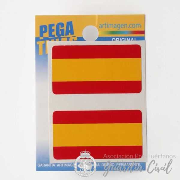 PEGATINA VINILO ESPÑ. RECT. 2 UND. 25X48 MM E113