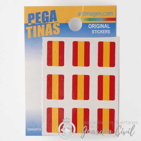 PEGATINA VINILO ESPÑ. RECT. 9 UND. 11X16 MM RF. E111