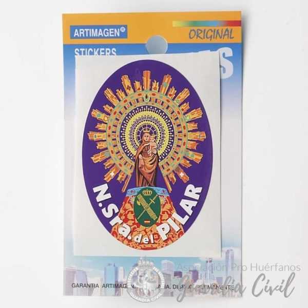 PEGATINA VINILO V. PILAR 6X8 GC120