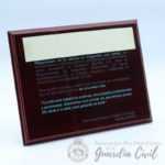 PLACA MADERA GRAB. COLOR 22x19 CM