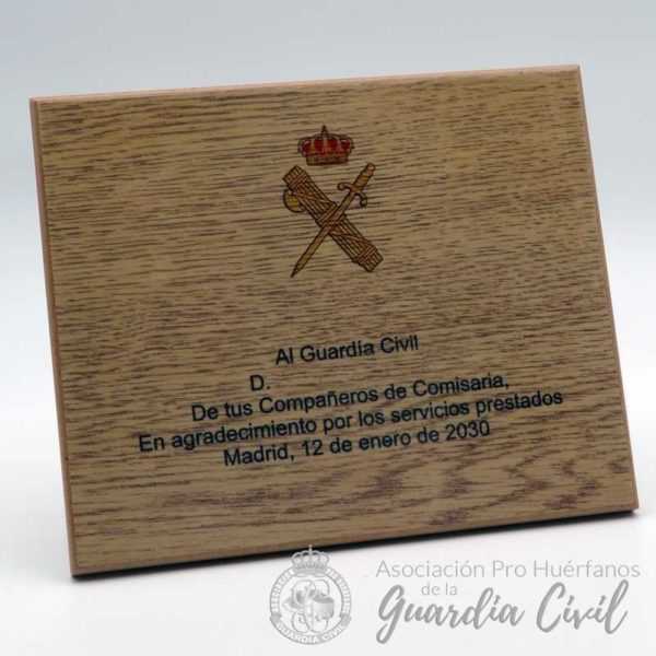 PLACA SUBLIMACIÓN MADERA CLARA 23X19