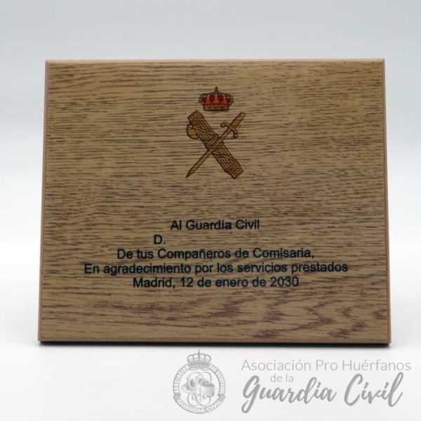 PLACA SUBLIMACIÓN MADERA CLARA 23X19