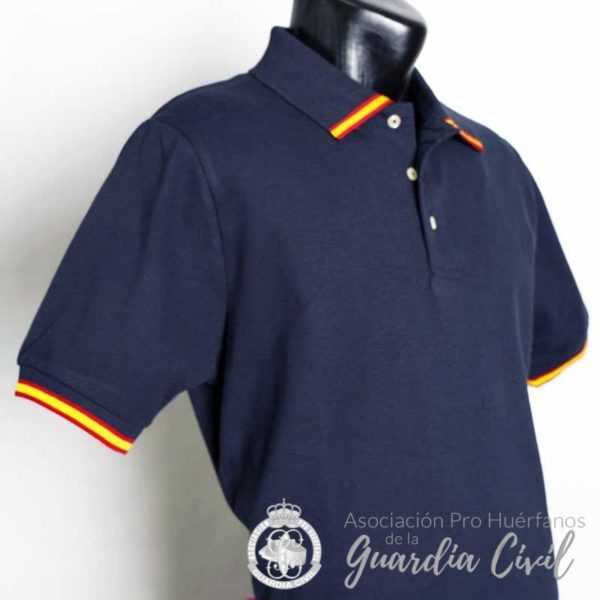 POLO VIVO ESPAÑA POLIESTER AZUL MARINO TALLA M REF CIFT-665-M-MA