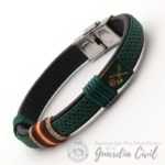 PULSERA WAKE UP VERDE HILO BEIGE PHF-121-1R