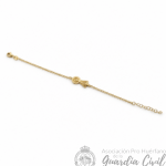 PULSERA VIRGEN DEL PILAR DORADA