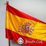 BANDERA ESPAÑA DESPACHO 150X100. BORDADA A  MANO. - Imagen 2