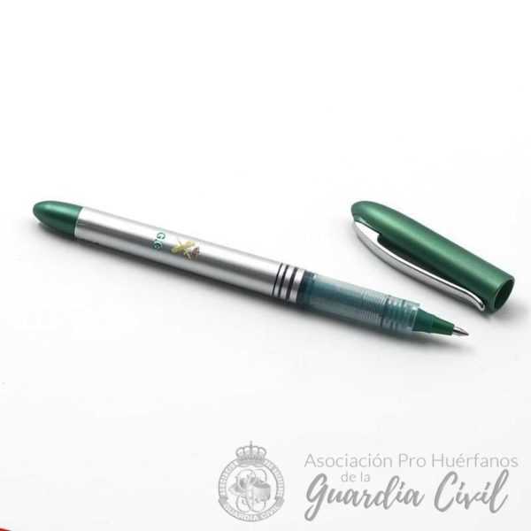 ROLLER COLOR VERDE IMPRESO TINTA AZUL