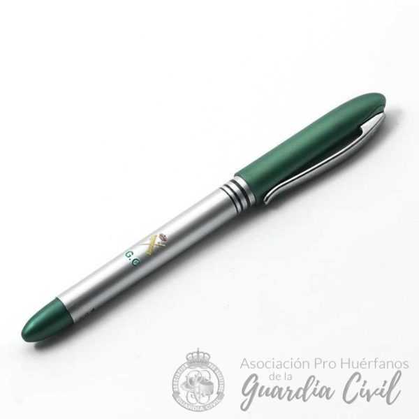 ROLLER COLOR VERDE IMPRESO TINTA AZUL