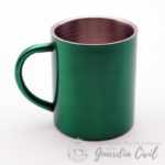 TAZA ACERO VERDE